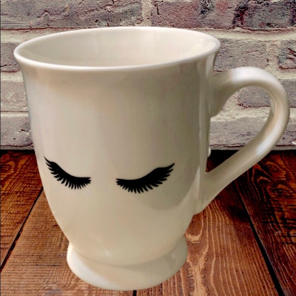 Mud Pie “Sly Girl Sly” Pedestal Coffee Mug